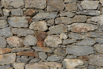 Background of old natural stone wall