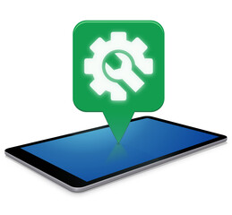 Tablette tactile avec un excellent indice de réparabilité vert