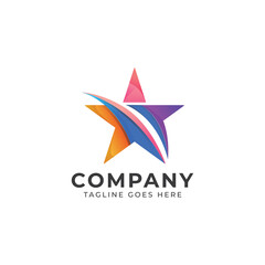 Color Full Star logo design