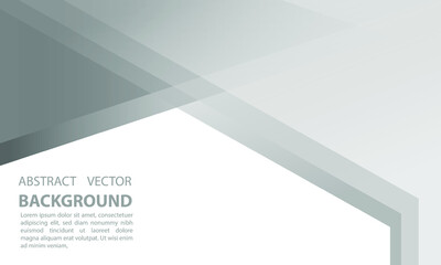 abstract geometric shape background with elegant style and grey color suitable for poster banner template