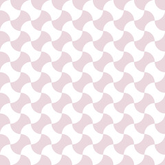 Pastel nude pink and white brick pattern, vector repeat, geometric.