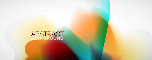 Fluid color gradient abstract background, trendy colorful wallpaper. Vector illustration for placards, brochures, posters, banners and covers