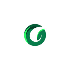 G Leaf Logo for organic brand