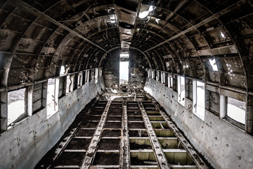 Inside Solheimasandur Plane Wreck