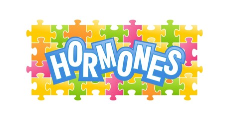 human hormones collected from puzzles