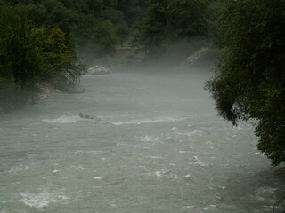 seething mountain river