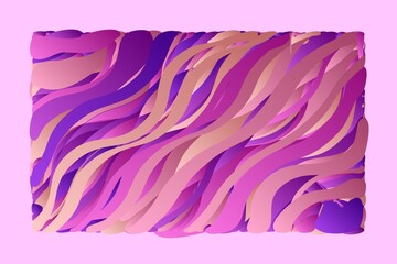 Futuristic Wave abstract art background shape. wavy design