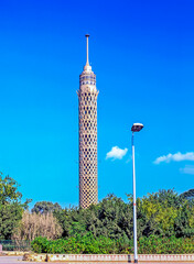 Cairo Tower on Gezira Island, Egypt