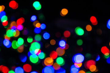 christmas lights background