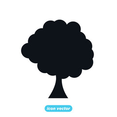 Tree icon template color editable. Tree symbol vector illustration for graphic and web design.
