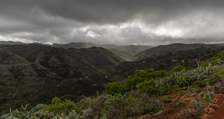 Landscapes of La Gomera (Canary Islands)