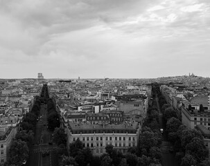 panoramic view of paris