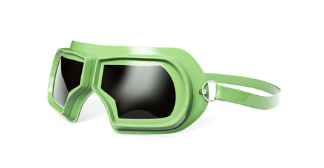 Aviator goggles in vintage style, front view