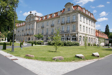 Parkhotel im Staatsbad Bad Brückenau. Bayern, Deutschland, Europa  --  
Parkhotel in the Bad Brückenau state bath. Bavaria, Germany, Europe