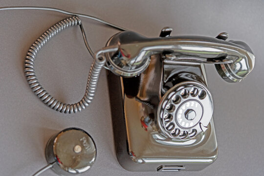Ein altes deutsche telefon der Post.