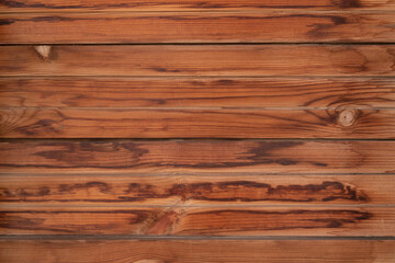 Naklejka premium Old brown wooden texture background with space for text. Top view of natural tree plank. Grunge dark wooden background. The surface of the old brown wood. Vintage rustic style. Wooden tiles pattern