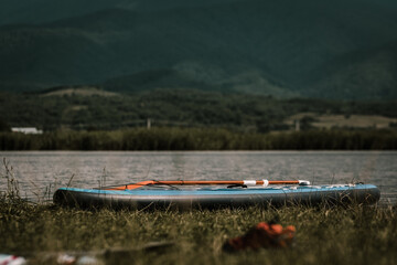 boat on the lake