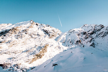 ski resort in winter
