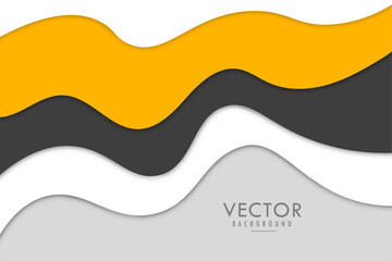 Modern abstract Papercut style elegant background design