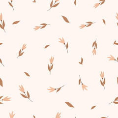 Seamless pattern in floral modern style for design.Vector illustration