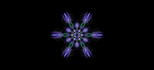 abstract purple flower