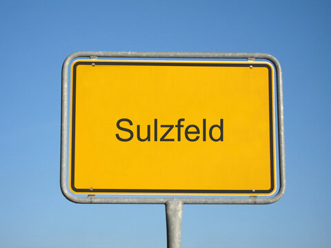 Ortsschild Sulzfeld