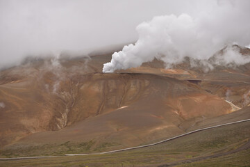 Hverir geothermal area in Myvatn, Iceland