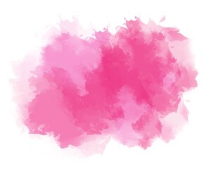 Pink Colorful Watercolor Splash Background
