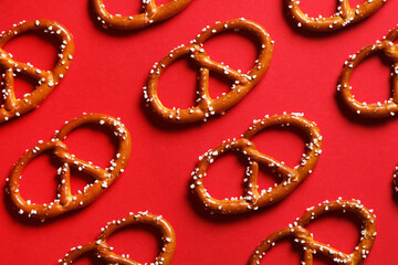 Red background with traditional German background