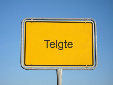 Ortsschild Telgte