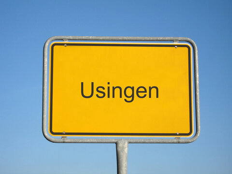 Ortsschild Usingen