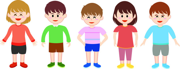 これは子供達のイラストです。