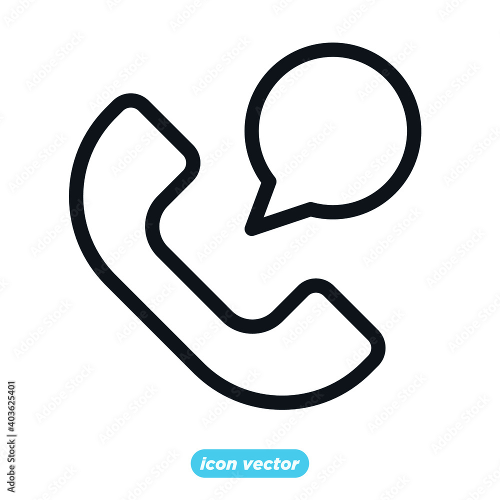 Poster telephone icon template color editable. phone symbol vector illustration for graphic and web design.