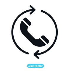 Telephone icon template color editable. Phone symbol vector illustration for graphic and web design.