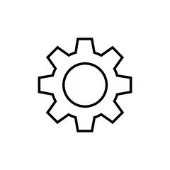 Setting icon vector set. Manage icon for site or app.