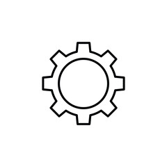 Setting icon vector set. Manage icon for site or app.