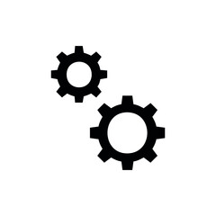 Setting icon vector set. Manage icon for site or app.