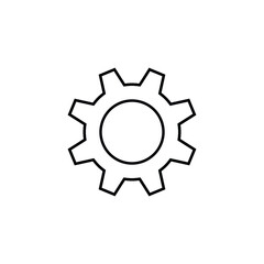 Setting icon vector set. Manage icon for site or app.