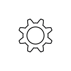 Setting icon vector set. Manage icon for site or app.