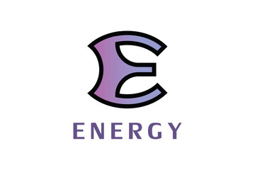Letter E logo for company