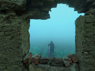 ruins of the ancient castle
