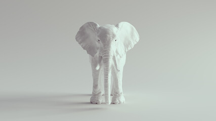White Elephant Large 3d illustration render © paul