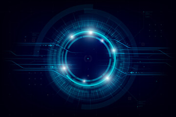 Abstract HUD technology background 002