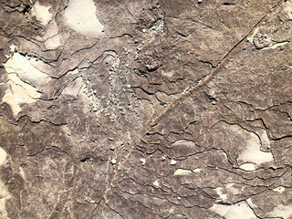 Rock surface The texture of the rock surface