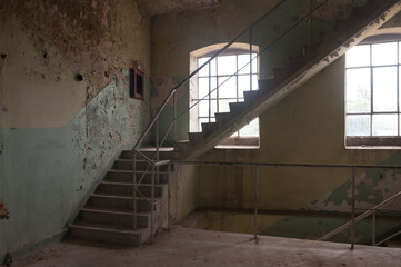 Abandoned alcohol factory in Warsaw