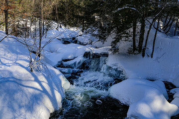 cascades in the Gatineau Park 