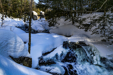 cascades in the Gatineau Park 