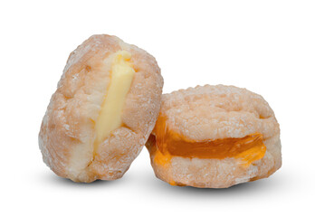 Polish donut isolated on white background