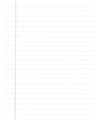 Blank white worksheet exercise book, Squared paper, hand drawn d