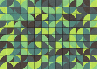 Abstract Geometric Pattern generative computational art illustration